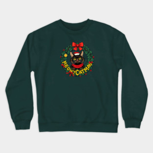 Meowy Catmas Crewneck Sweatshirt