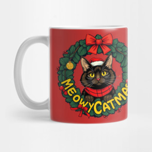 Meowy Catmas Mug