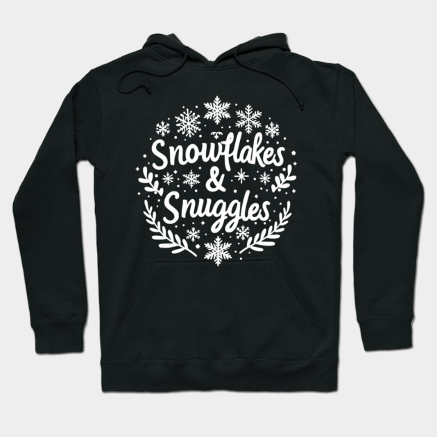 Snowflakes and Snuggles Hoodie by Frank Ring