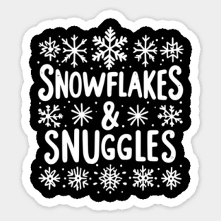 Snowflakes and Snuggles Magnet