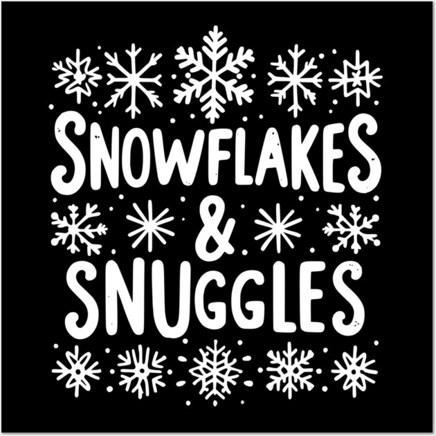 Snowflakes and Snuggles Wall Art by Frank Ring