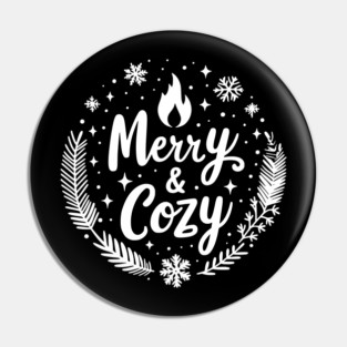Merry and Cozy Pin