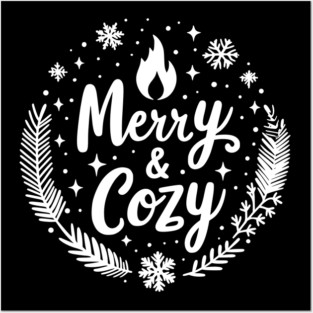 Merry and Cozy Posters and Art