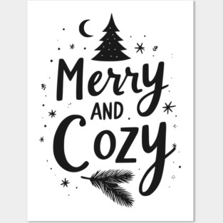 Merry and Cozy Posters and Art