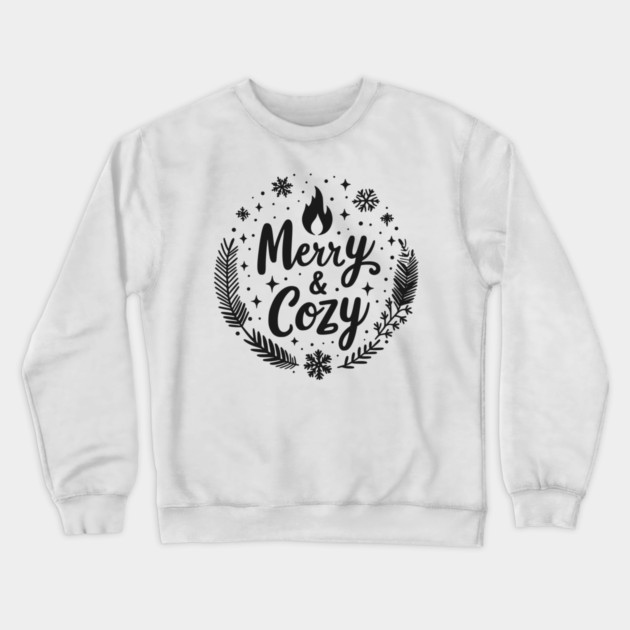 Merry and Cozy Crewneck Sweatshirt by Frank Ring