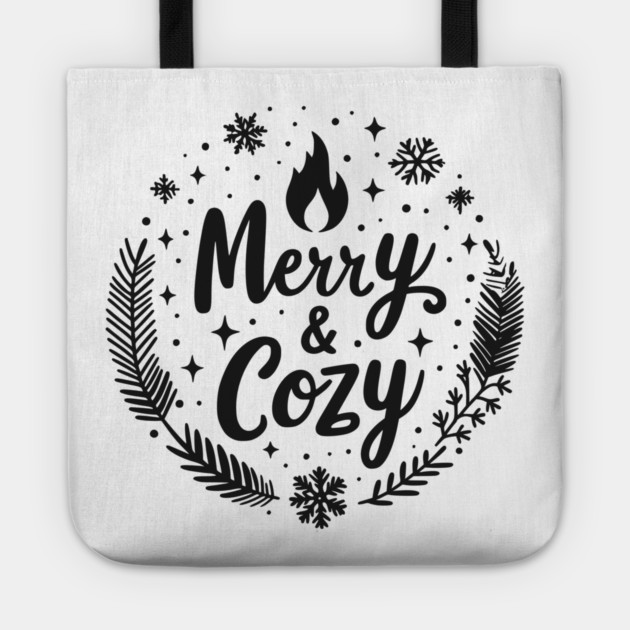 Merry and Cozy Tote by Frank Ring