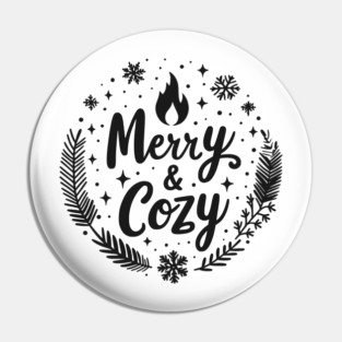 Merry and Cozy Pin