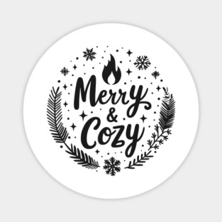 Merry and Cozy Magnet