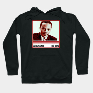 Quincy Jones - Halftone style 70s fan Hoodie