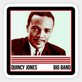 Quincy Jones - Halftone style 70s fan Magnet