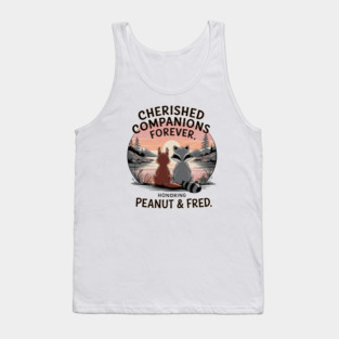 Justice For Peanut The Squirrel Justice for Fred the Raccoon Tank Top
