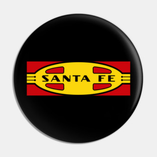 Vintage Santa Fe Railroad Logo - Long Pin