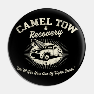 Camel Tow and Recovery Worn Dks Pin