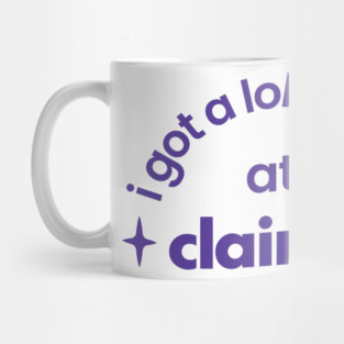 I got a lobotomy at Claire's Mug