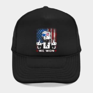 Trump We Won Wins Inauguration 47 US President 2025 Election Hat