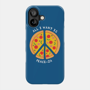 Love Pizza Love Peace Phone Case