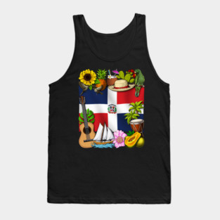 Dominican Republic Heritage Tank Top