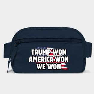 Trump won America won we won Bag