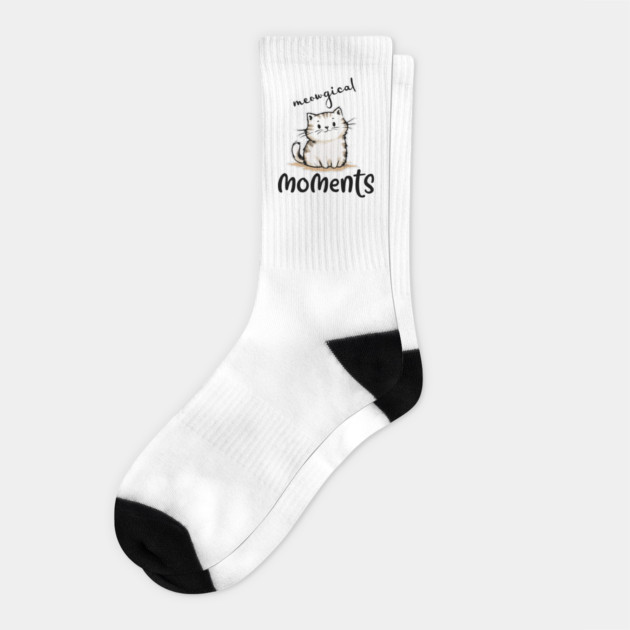 Let's Create Meowgical Moments! Socks by TurnEffect