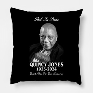 rest in peace quincy jones Pillow
