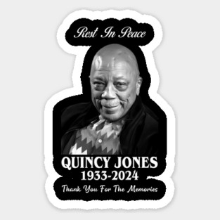 rest in peace quincy jones Magnet