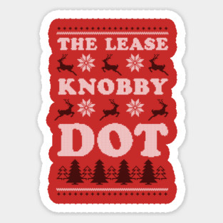 The Lease Knobby Dot Magnet