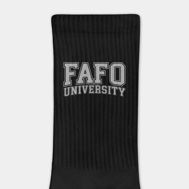 FAFO University - Gray by UrbanLifeApparel