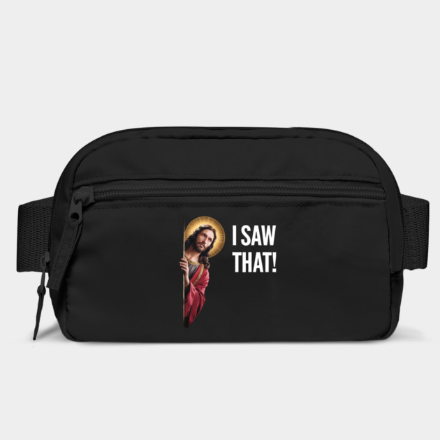 I Saw That - Jesus Looking by Silly Me Studio