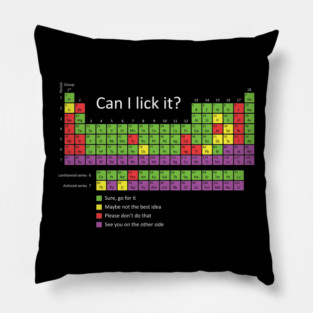 Can I lick it? Pillow