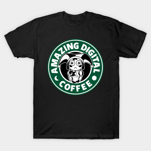 Amazing Digital Coffee T-Shirt by Ellador