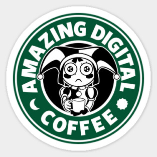 Amazing Digital Coffee Sticker
