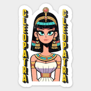 Queen Cleopatra Ancient Egyptian History Ancient Egypt Sticker