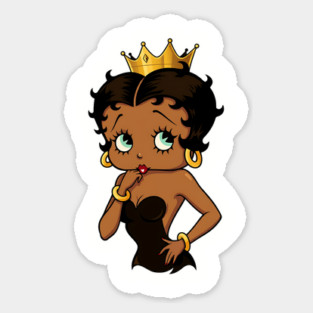 Betty Boop - Black Queen - Black Girl Magic Sticker