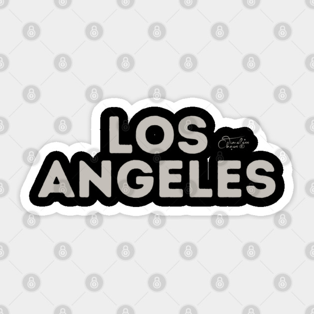 Los Angeles Sticker by Timeless Chaos