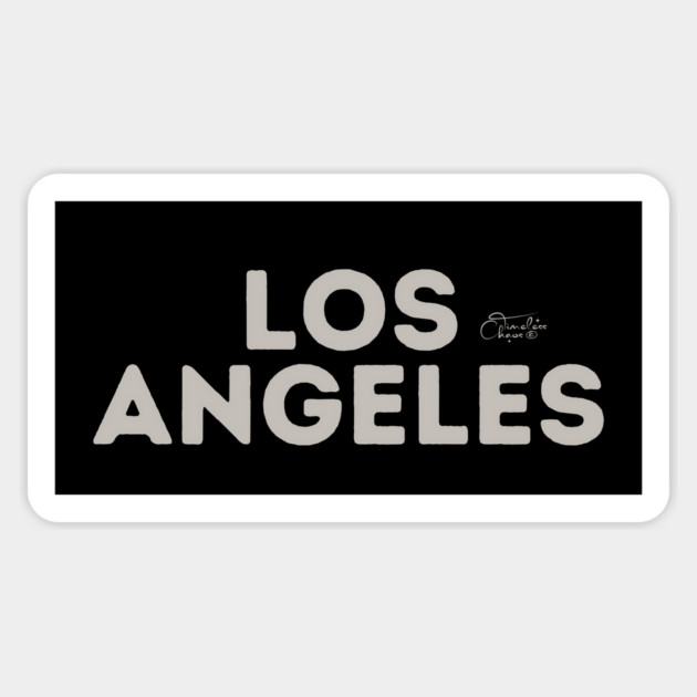 Los Angeles Magnet by Timeless Chaos