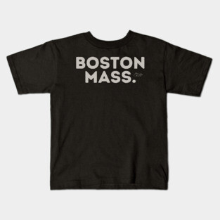 Boston Mass. Kids T-Shirt
