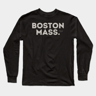 Boston Mass. Long Sleeve T-Shirt