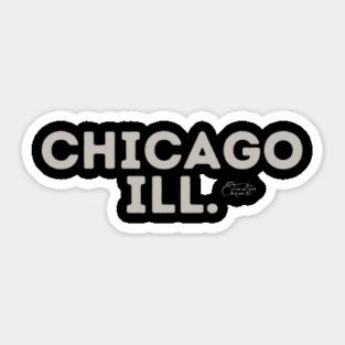 Chicago Ill. Sticker