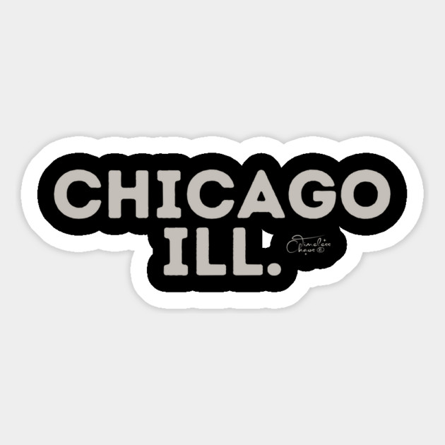 Chicago Ill. Magnet by Timeless Chaos