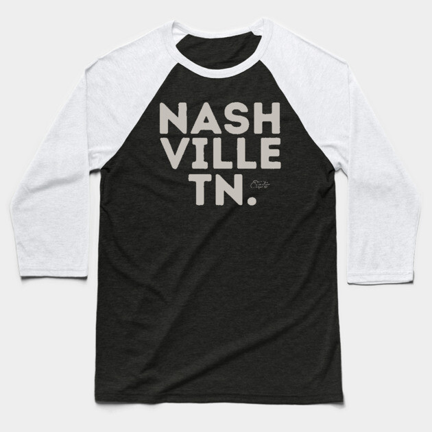 Nashville TN. Baseball T-Shirt by Timeless Chaos
