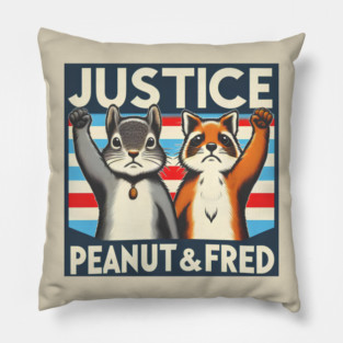 Justice For Peanut And Fred Pillow