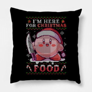 Cute Monster Video Game  - Christmas Ugly Sweater Pillow