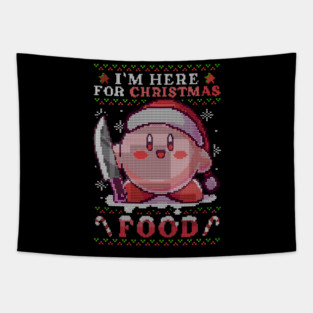 Cute Monster Video Game  - Christmas Ugly Sweater Tapestry
