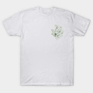 Ragged Oak Leaf - BOTANY Nature LOGO T-Shirt