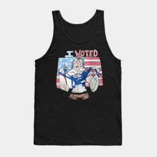 I Voted Werewolf Tank Top