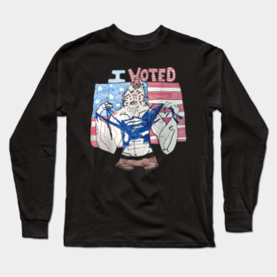 I Voted Werewolf Long Sleeve T-Shirt