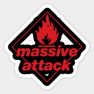 Massive Attack Fire Sticker