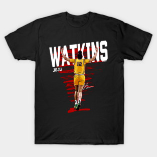 Juju-Watkins #12 Basketball Cartoon T-Shirt
