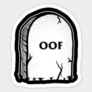 OOF Gravestone Magnet