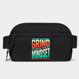 Motivational Quote, Grind with the Mindset, Success Bag